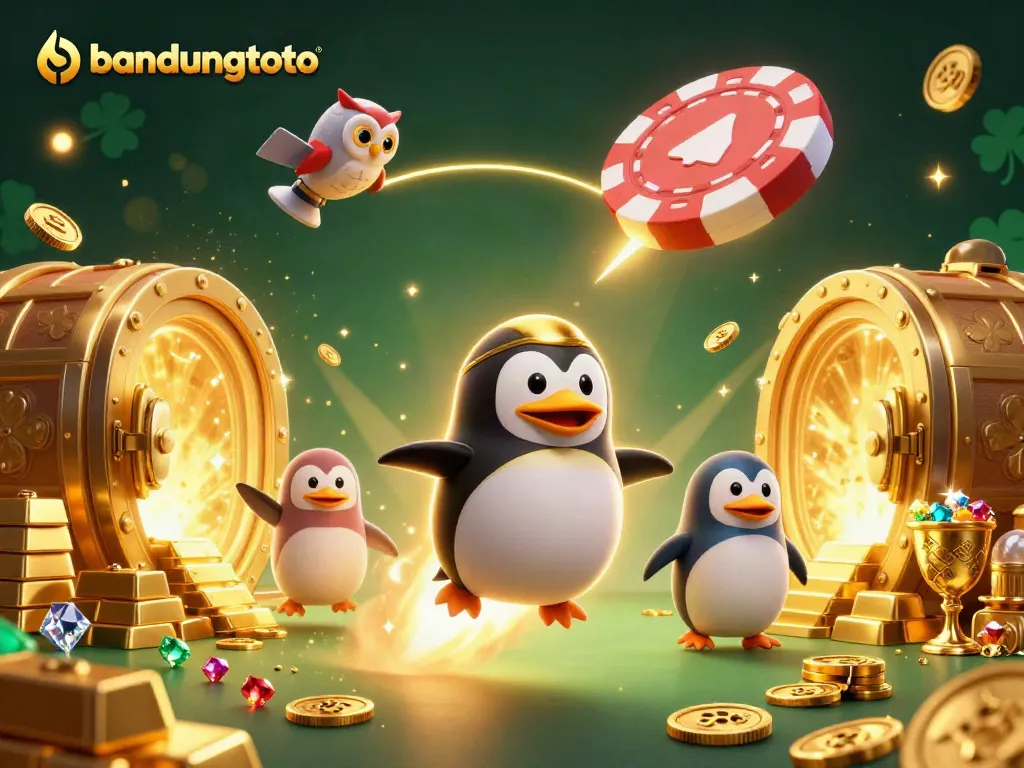 Experience thrilling wins with bandungtoto at a vibrant casino space station surrounded by treasures.