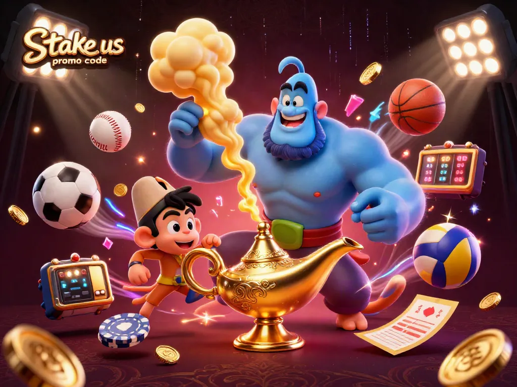 Engage with the exciting offers using stake.us promo code from vibrant casino scene with dynamic gaming elements.
