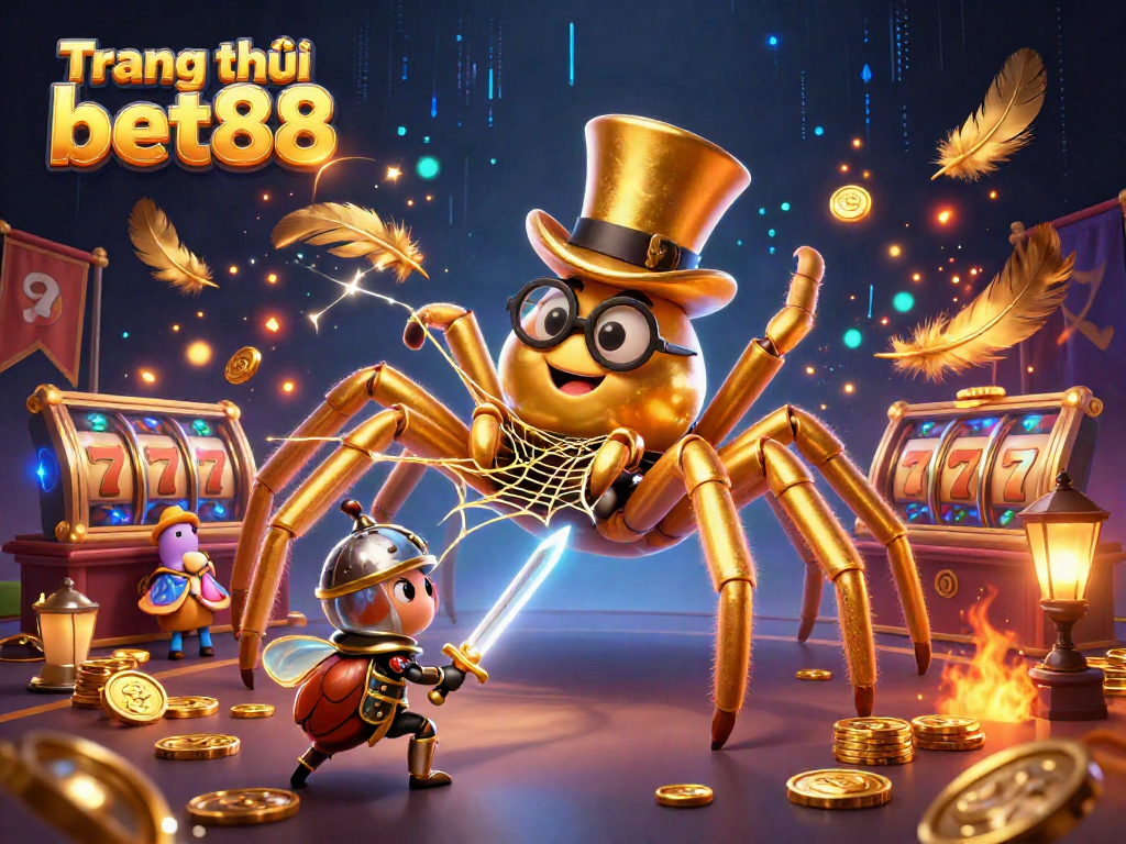 Engage in thrilling gaming at Trang chủ bet88 as the golden tarantula oversees casino adventures.