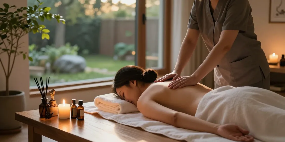 Experience relaxation with soothing 안양출장마사지 in tranquil spa setting.