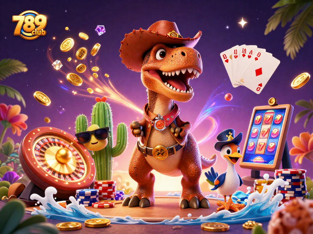 Enjoy thrilling fun with 789club's vibrant casino games featuring captivating characters and lively action.