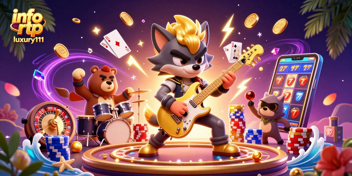 Engage with info rtp luxury111 by spinning the slots and winning jackpots in this vibrant casino scene.