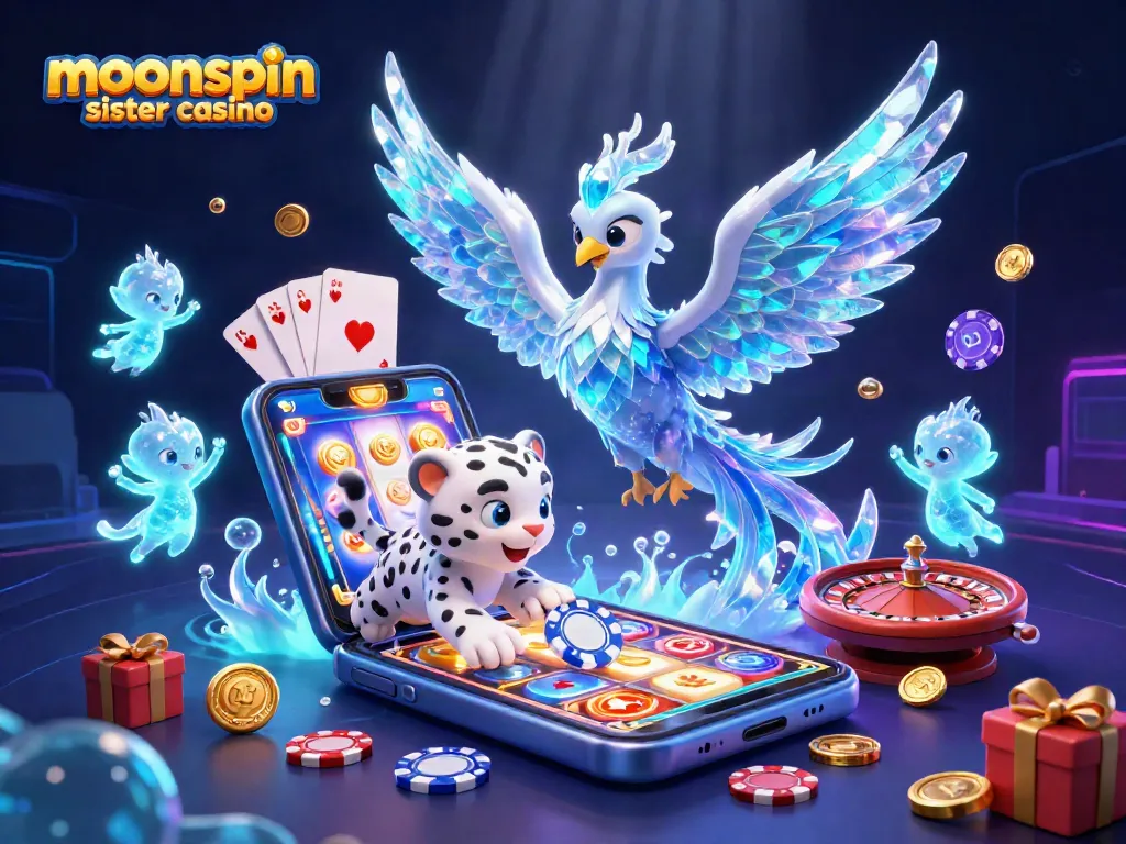 Engage with the moonspin sister casino through vibrant 3D characters and exciting casino elements.