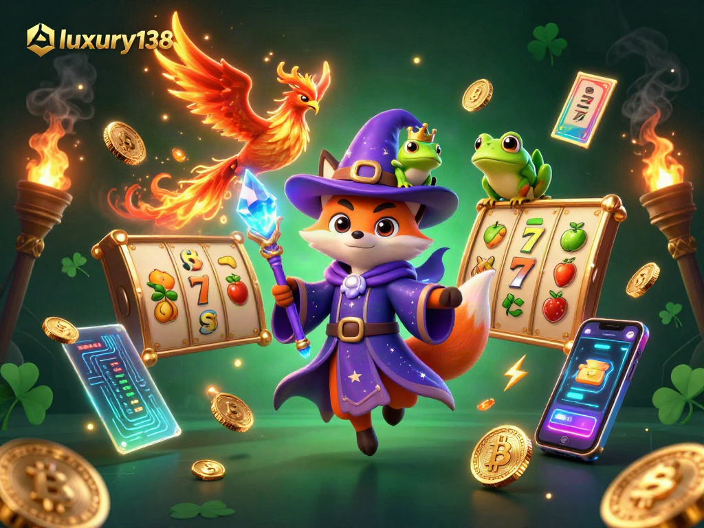 Menangkan jackpot dengan luxury138, menghibur pemain dengan slot yang kaya simbol termasuk lucky 7s dan bitcoin.